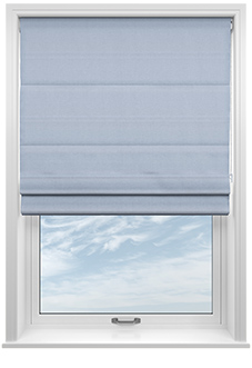 Windermere, Powder Blue - Roman Blind